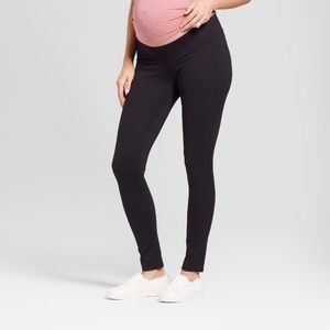 Plus Size Under Belly Ponte Maternity Pants
